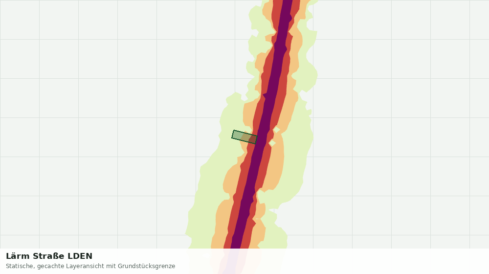 Statische Kartenansicht: Lärm Straße LDEN