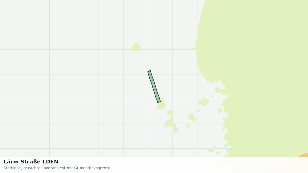 Statische Kartenansicht: Lärm Straße LDEN