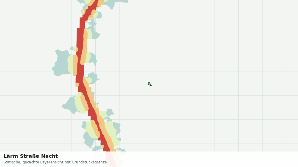 Statische Kartenansicht: Lärm Straße Nacht