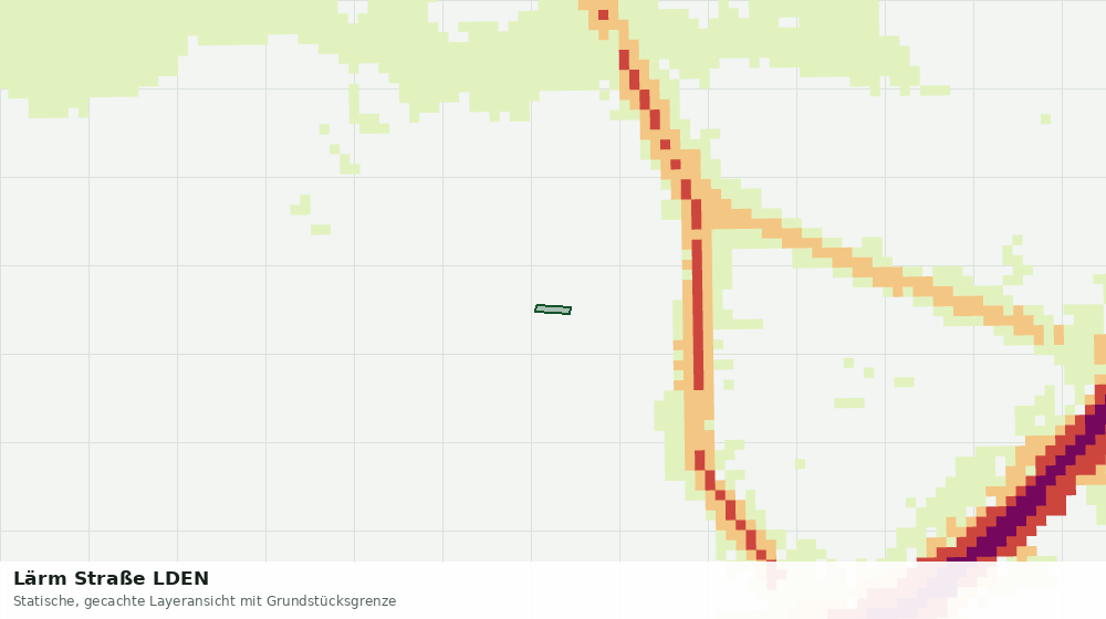 Statische Kartenansicht: Lärm Straße LDEN