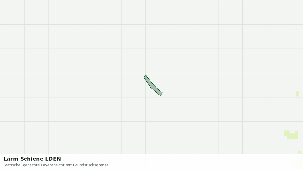 Statische Kartenansicht: Lärm Schiene LDEN