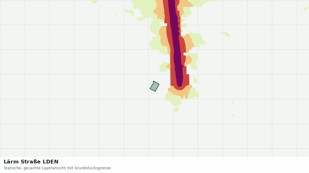 Statische Kartenansicht: Lärm Straße LDEN