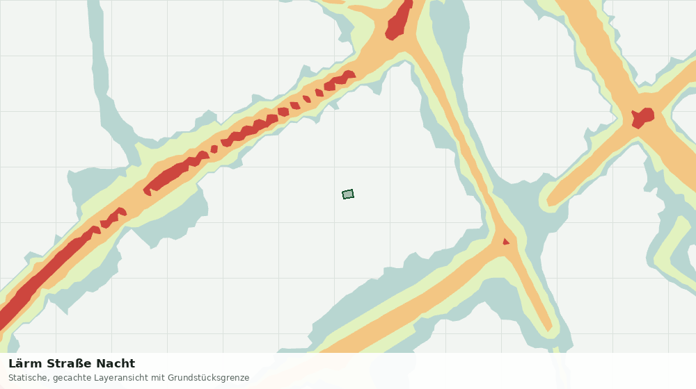 Statische Kartenansicht: Lärm Straße Nacht