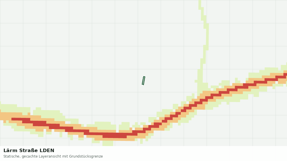 Statische Kartenansicht: Lärm Straße LDEN