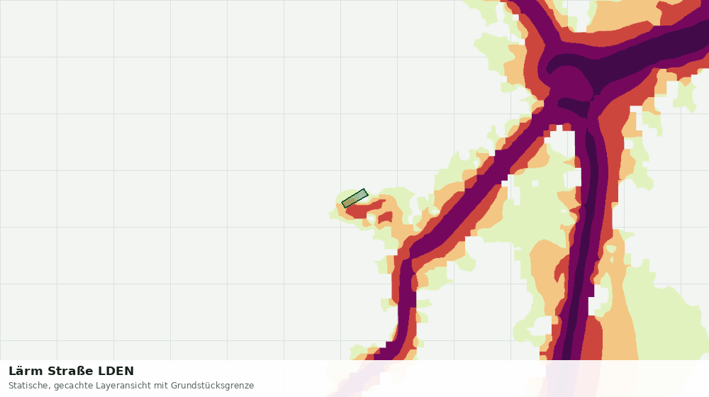 Statische Kartenansicht: Lärm Straße LDEN