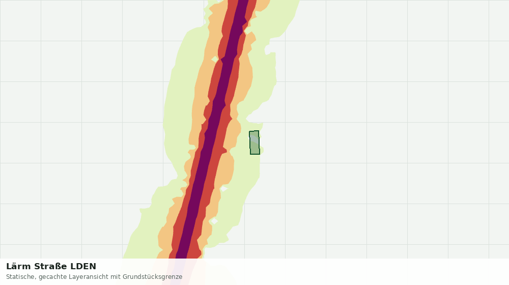 Statische Kartenansicht: Lärm Straße LDEN