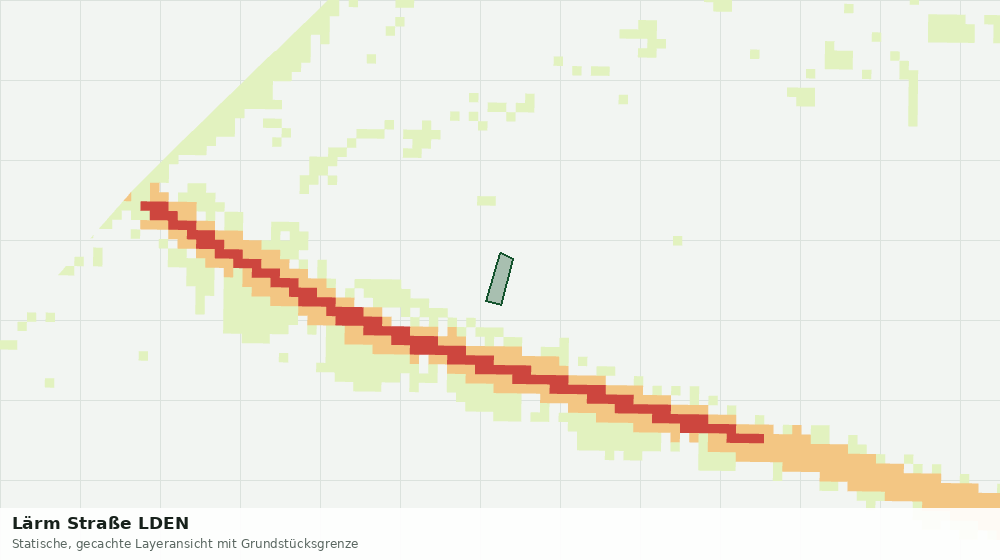 Statische Kartenansicht: Lärm Straße LDEN
