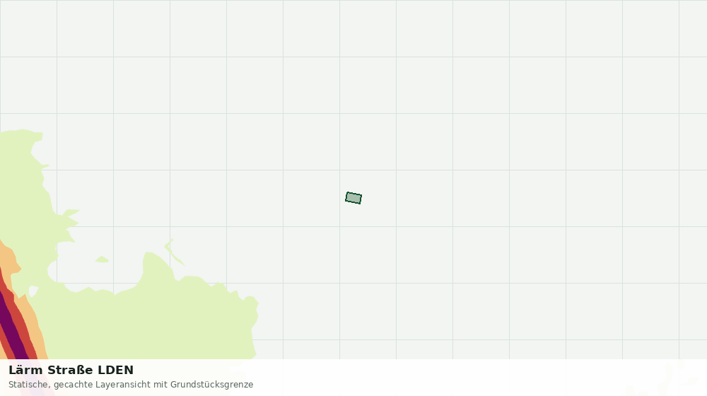 Statische Kartenansicht: Lärm Straße LDEN