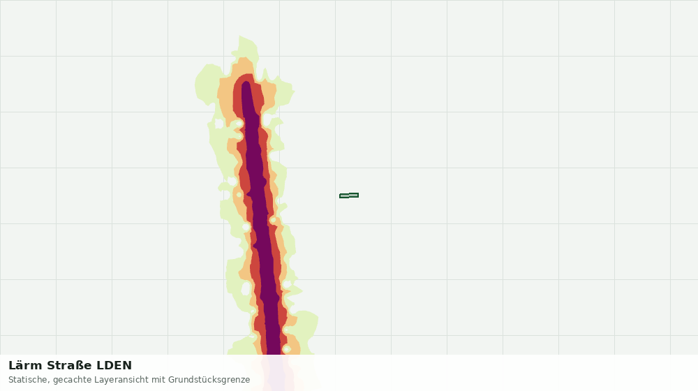 Statische Kartenansicht: Lärm Straße LDEN