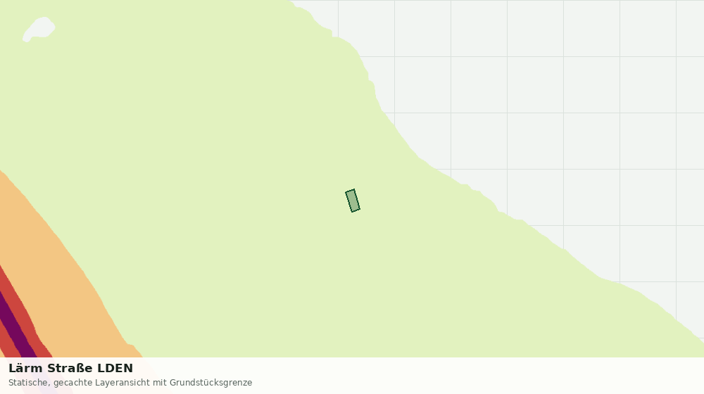 Statische Kartenansicht: Lärm Straße LDEN