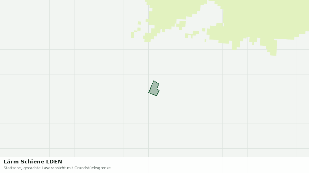 Statische Kartenansicht: Lärm Schiene LDEN