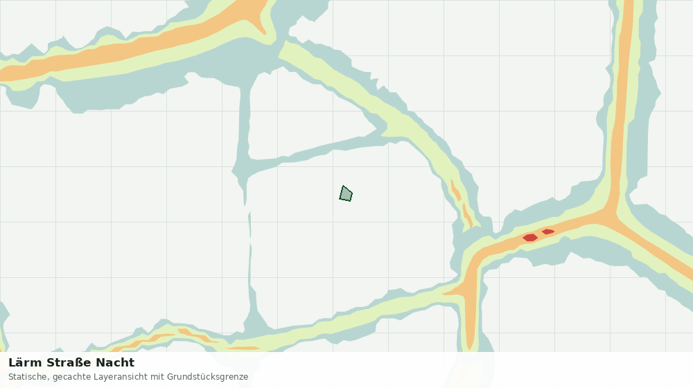 Statische Kartenansicht: Lärm Straße Nacht