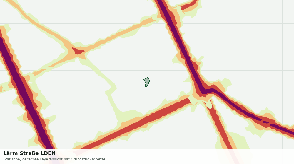 Statische Kartenansicht: Lärm Straße LDEN