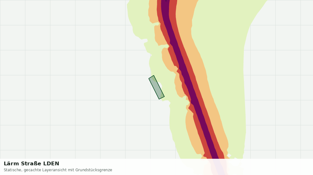 Statische Kartenansicht: Lärm Straße LDEN