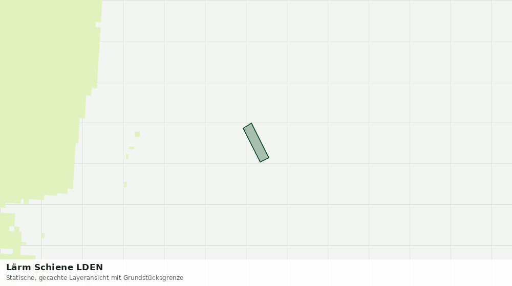 Statische Kartenansicht: Lärm Schiene LDEN