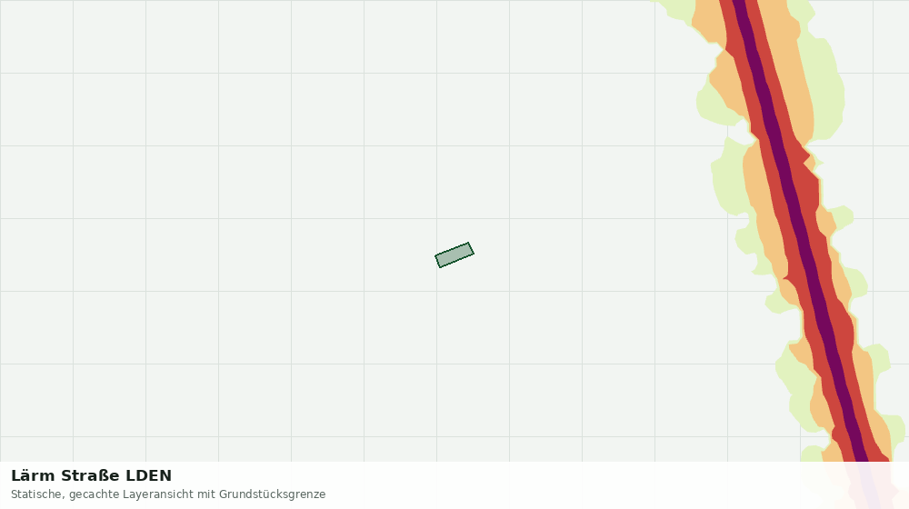 Statische Kartenansicht: Lärm Straße LDEN