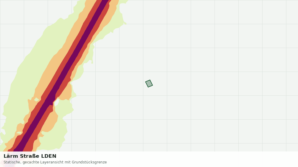Statische Kartenansicht: Lärm Straße LDEN