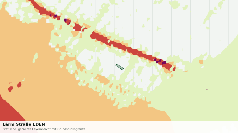 Statische Kartenansicht: Lärm Straße LDEN