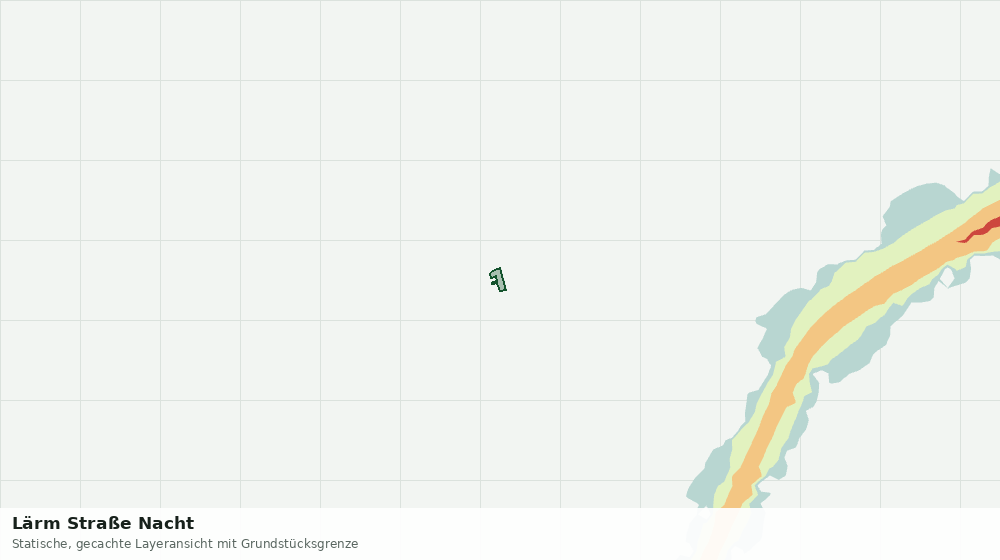 Statische Kartenansicht: Lärm Straße Nacht