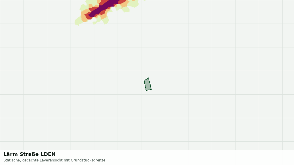 Statische Kartenansicht: Lärm Straße LDEN
