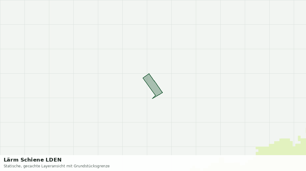 Statische Kartenansicht: Lärm Schiene LDEN