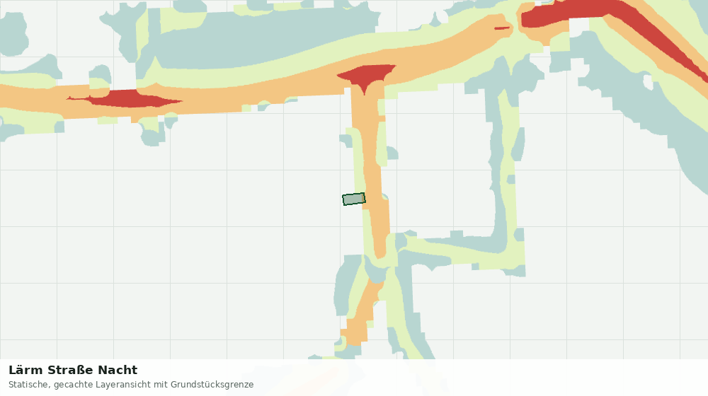 Statische Kartenansicht: Lärm Straße Nacht