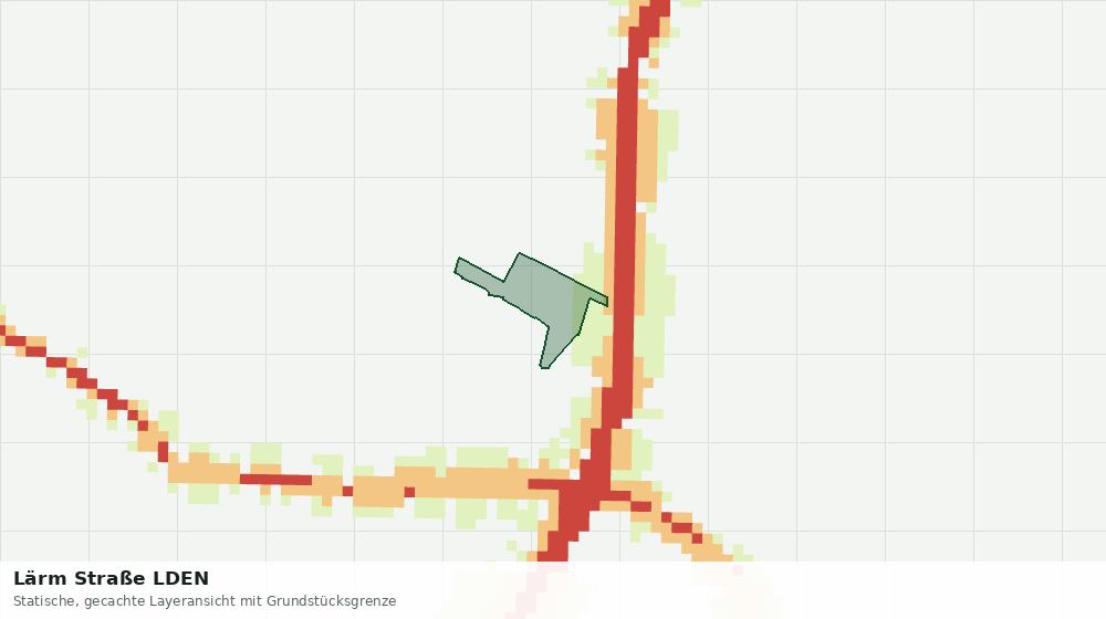 Statische Kartenansicht: Lärm Straße LDEN