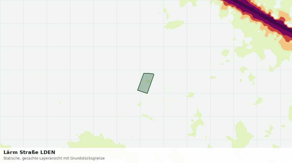 Statische Kartenansicht: Lärm Straße LDEN