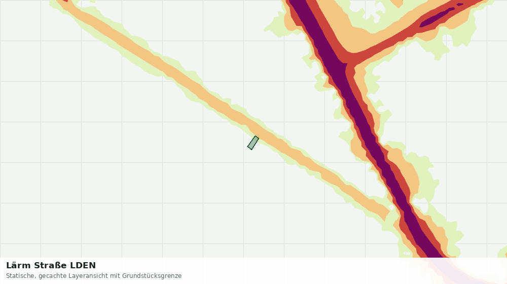 Statische Kartenansicht: Lärm Straße LDEN