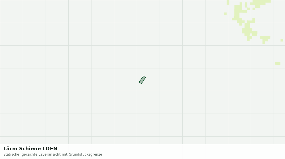 Statische Kartenansicht: Lärm Schiene LDEN