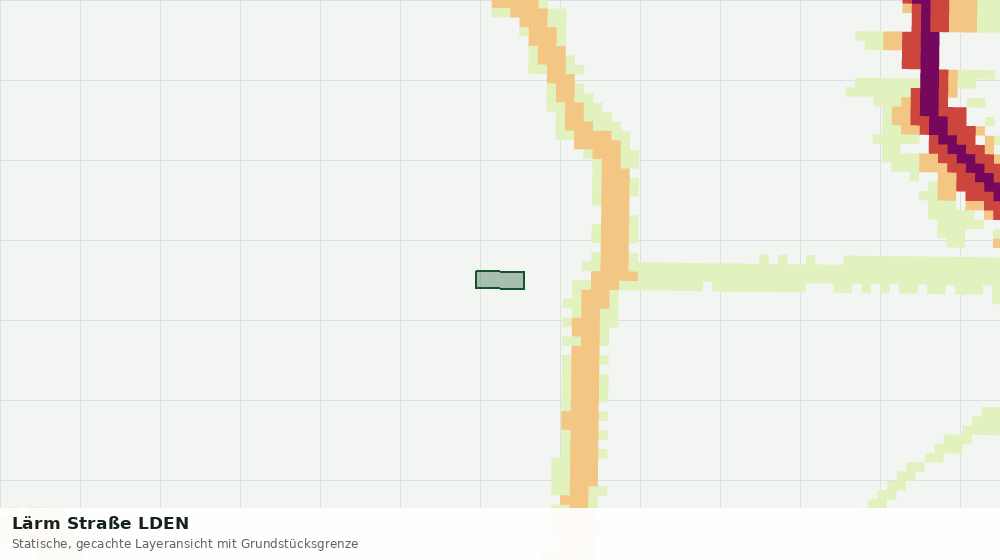 Statische Kartenansicht: Lärm Straße LDEN