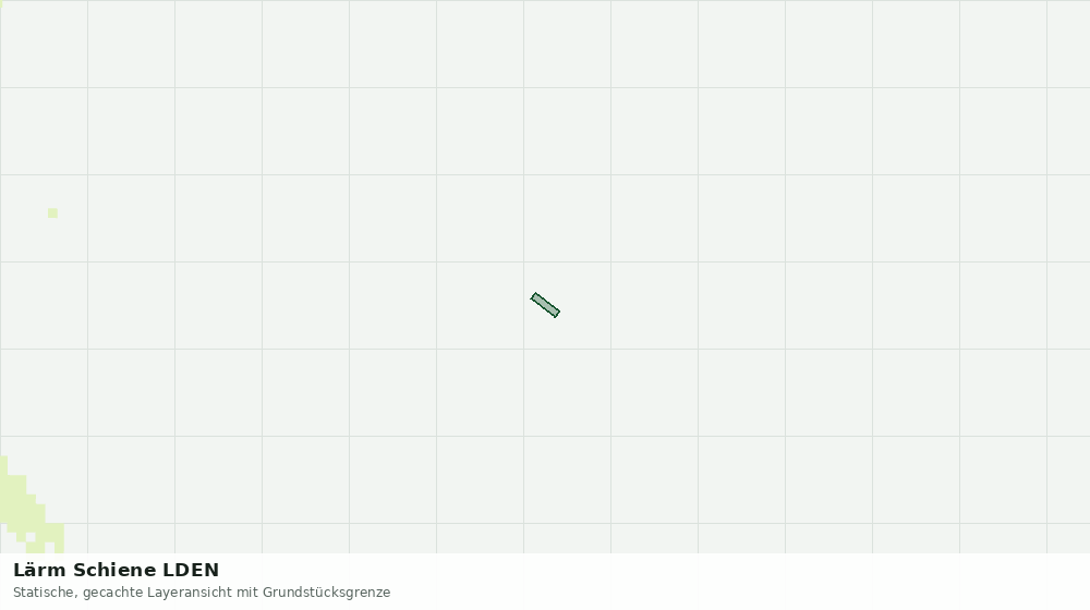 Statische Kartenansicht: Lärm Schiene LDEN
