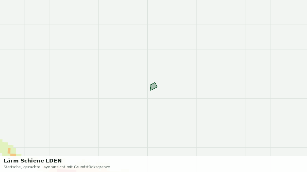 Statische Kartenansicht: Lärm Schiene LDEN