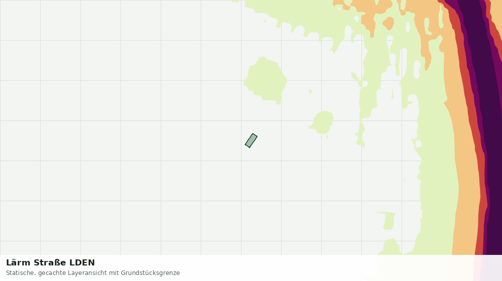 Statische Kartenansicht: Lärm Straße LDEN
