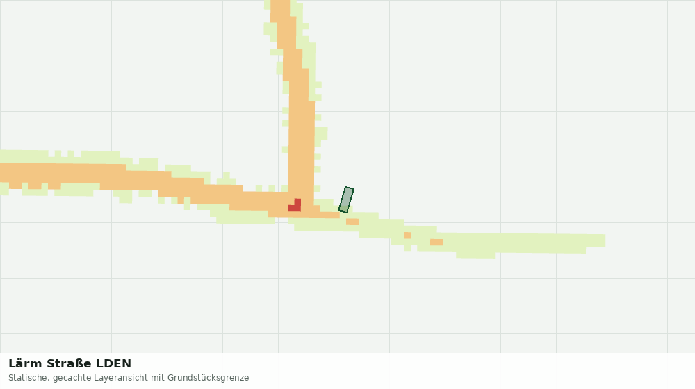 Statische Kartenansicht: Lärm Straße LDEN
