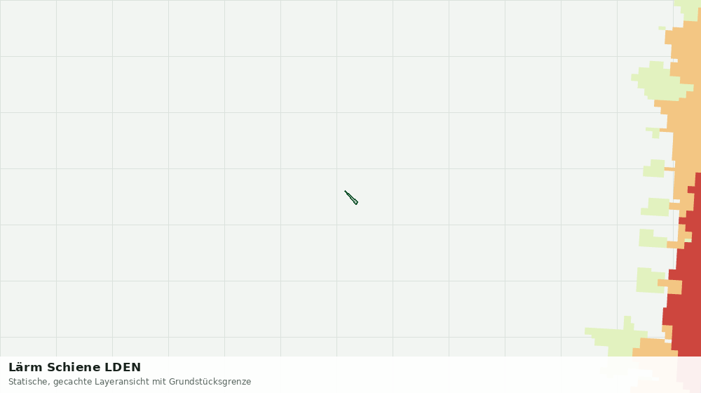Statische Kartenansicht: Lärm Schiene LDEN