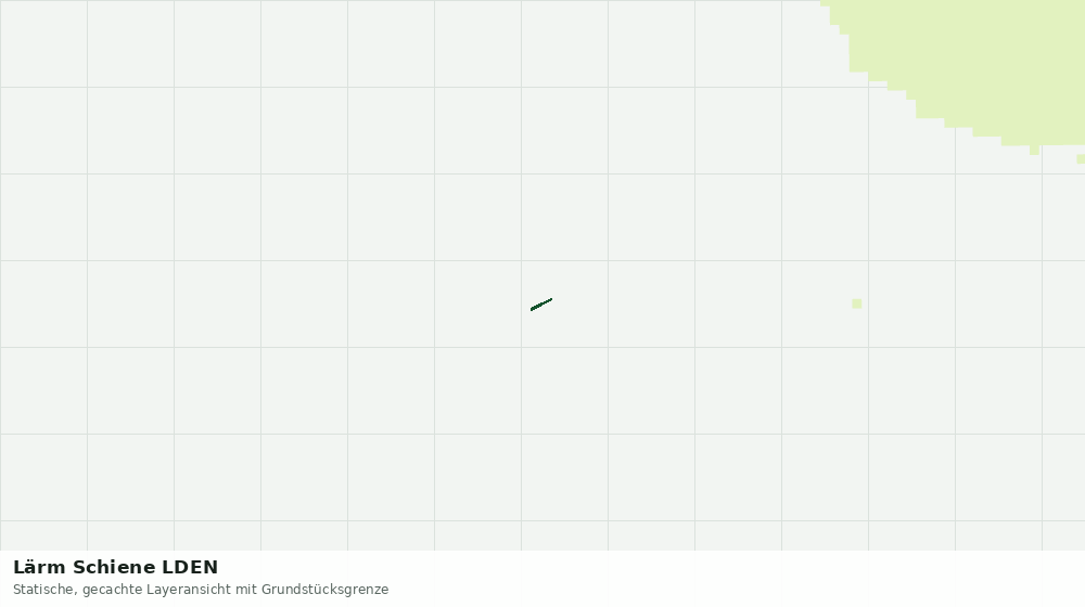 Statische Kartenansicht: Lärm Schiene LDEN
