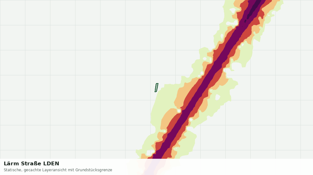 Statische Kartenansicht: Lärm Straße LDEN