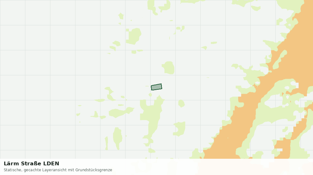 Statische Kartenansicht: Lärm Straße LDEN