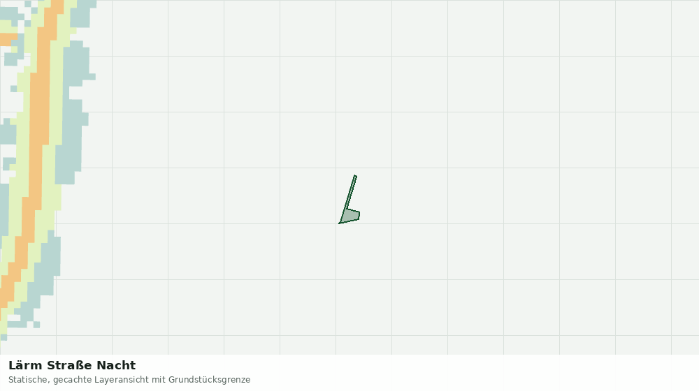 Statische Kartenansicht: Lärm Straße Nacht