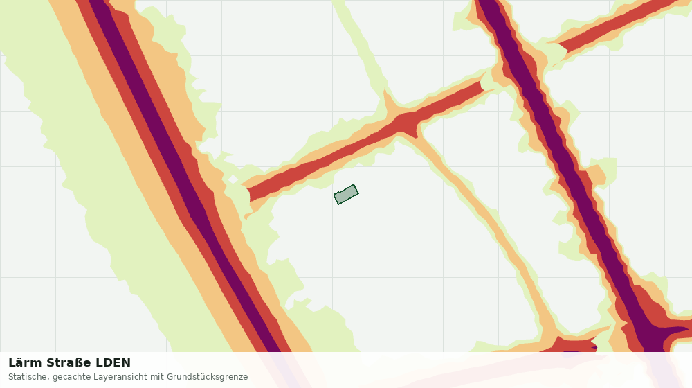 Statische Kartenansicht: Lärm Straße LDEN