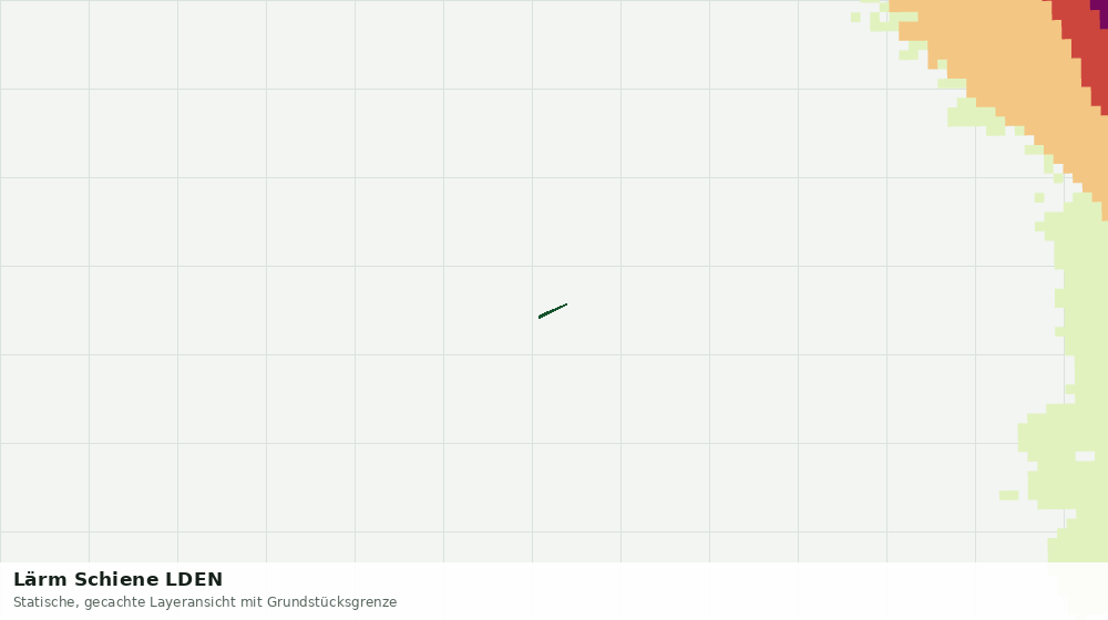 Statische Kartenansicht: Lärm Schiene LDEN