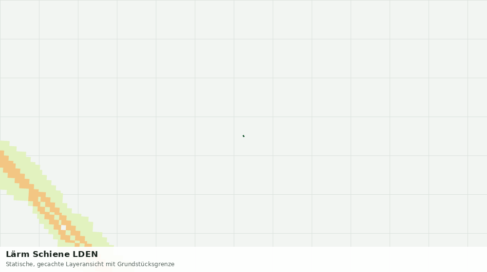 Statische Kartenansicht: Lärm Schiene LDEN