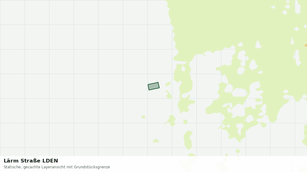 Statische Kartenansicht: Lärm Straße LDEN