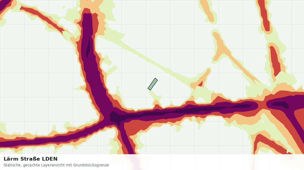 Statische Kartenansicht: Lärm Straße LDEN