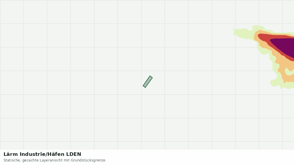 Statische Kartenansicht: Lärm Industrie/Häfen LDEN