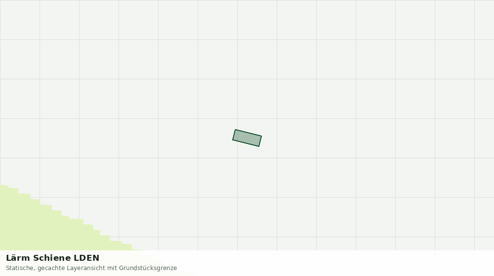 Statische Kartenansicht: Lärm Schiene LDEN