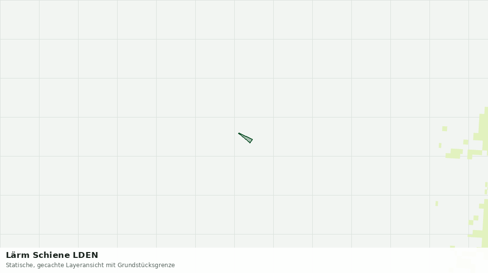 Statische Kartenansicht: Lärm Schiene LDEN