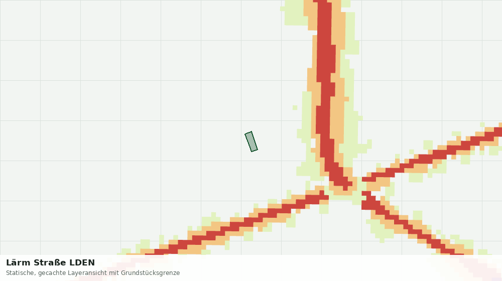 Statische Kartenansicht: Lärm Straße LDEN