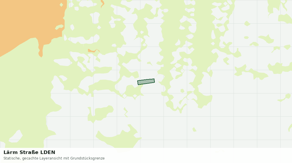 Statische Kartenansicht: Lärm Straße LDEN